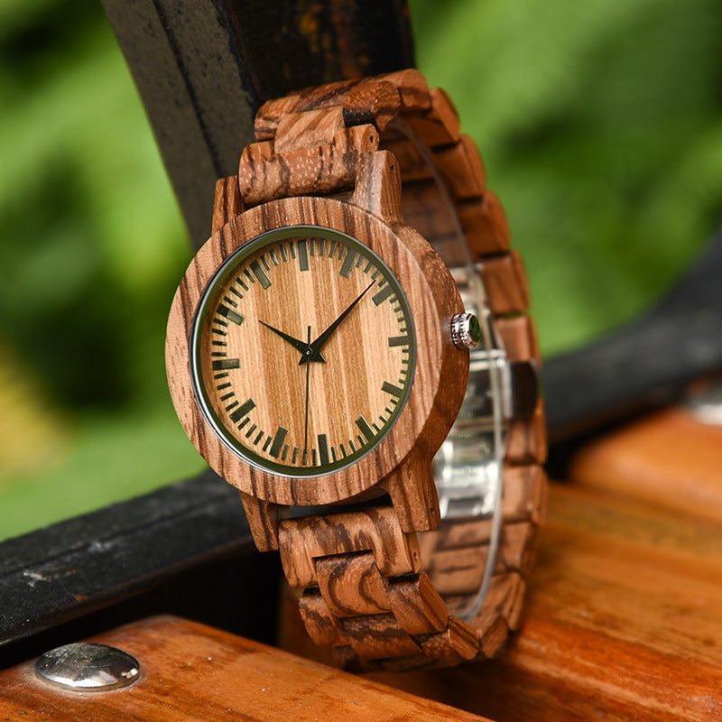 Montre en bois précieux - LUXARAH