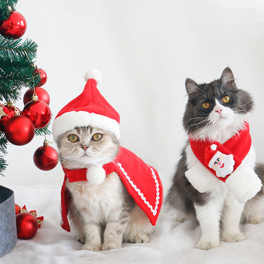 Écharpe pour chien, chapeau pour chat, bavoir, bijoux d'hiver - LUXARAH