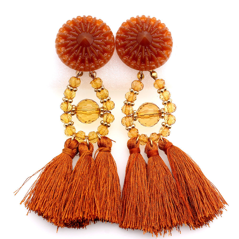 Boucles d'oreilles à pampilles