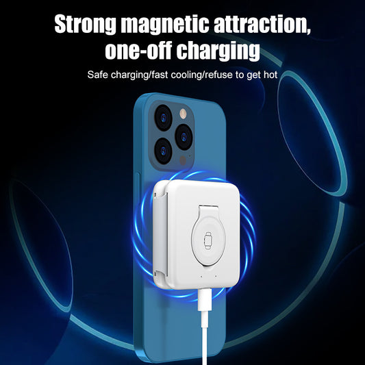 Chargeur sans fil pliable à aspiration magnétique 3 en 1