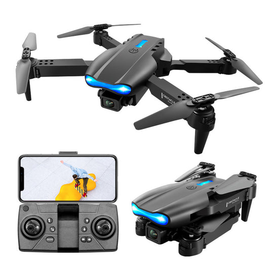 Drone télécommandé à double caméra 4K pour éviter les obstacles sur trois côtés