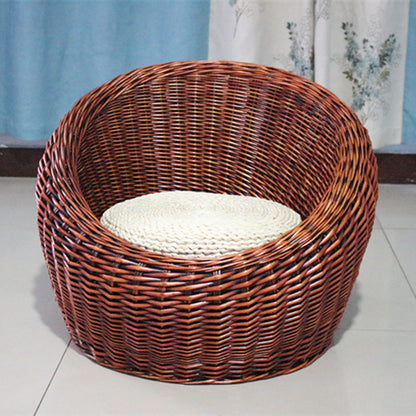 Canapé-chaise créatif en osier et rotin - LUXARAH
