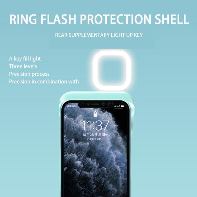 Étui de téléphone Beauty Fill Light Cover, étui lumineux pour selfie