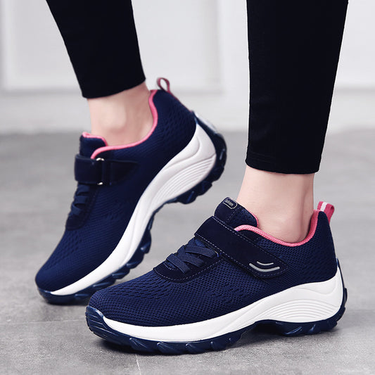 Chaussures de course, chaussures de sport d'extérieur à semelles épaisses - LUXARAH