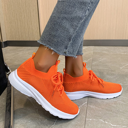 Chaussures de course respirantes en maille tendance pour femmes - LUXARAH
