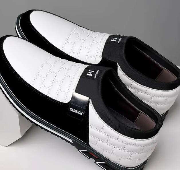 Chaussures en cuir grande taille pour hommes, nouvelles chaussures décontractées en cuir - LUXARAH