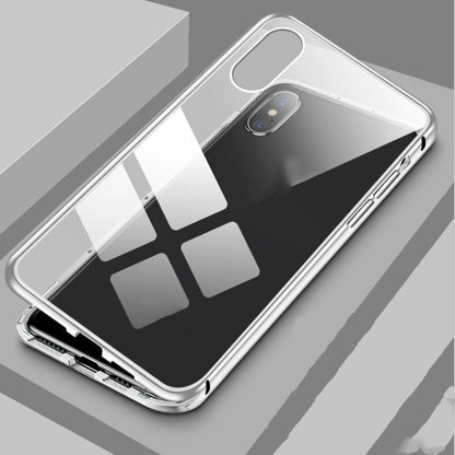 Étui magnétique double face en verre pour téléphone portable King, sans fonction anti-espion