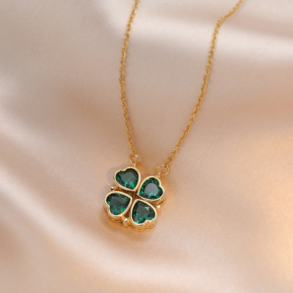 Collares de nuevo estilo, cadena de clavícula de circonita.