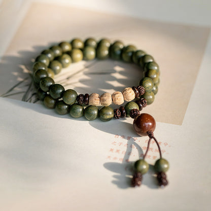 Bracelet de prière en bois de santal pour femme - LUXARAH