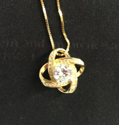 Collier en argent sterling 925 pour femme, pendentif cœur éternel, mosaïque de zircons, cadeau