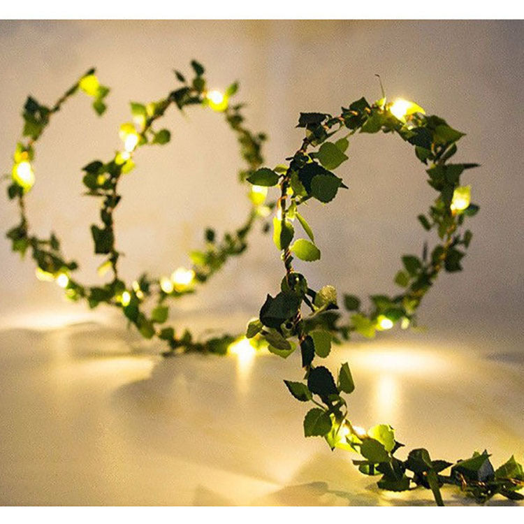 Guirlande lumineuse décorative en rotin pour cour extérieure - LUXARAH