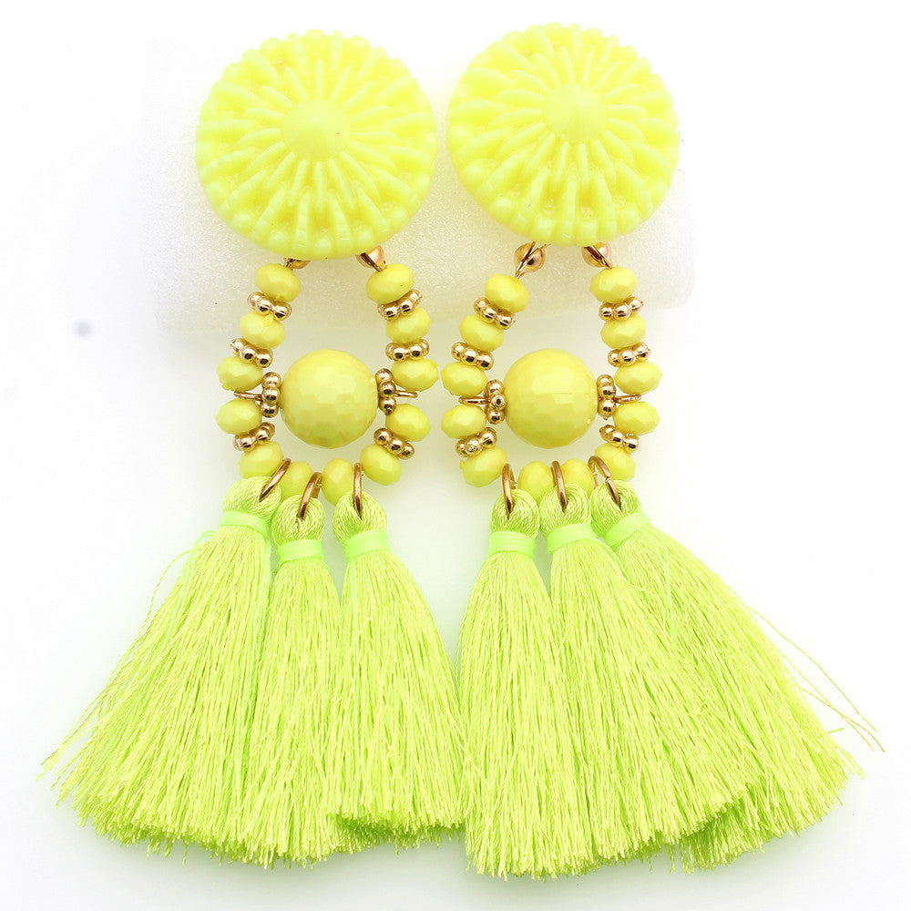 Boucles d'oreilles à pampilles