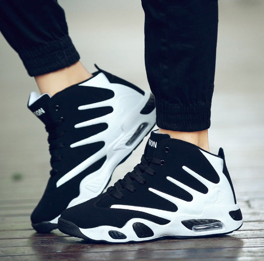 Chaussures de basket-ball à coussin d'air pour hommes, baskets résistantes à l'usure - LUXARAH
