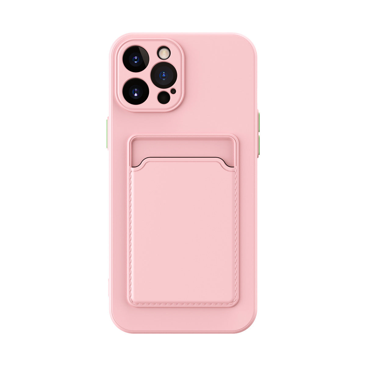 Coque de téléphone en silicone liquide simple et de couleur pure
