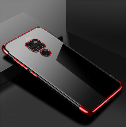 Coque transparente en TPU pour téléphone portable, trois sections