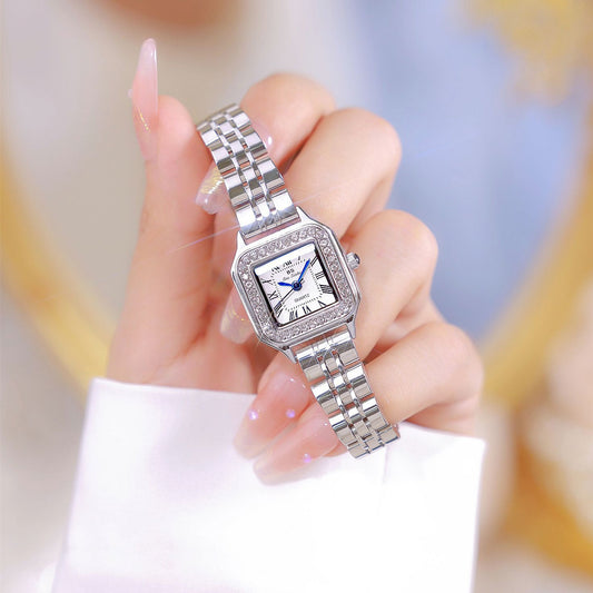 Montre de luxe tendance en acier inoxydable pour femme, bon plan - LUXARAH