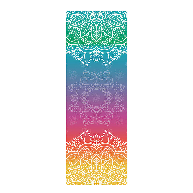 Serviette de yoga imprimée pour tapis de yoga - LUXARAH