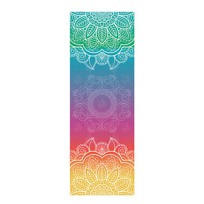 Serviette de yoga imprimée pour tapis de yoga - LUXARAH