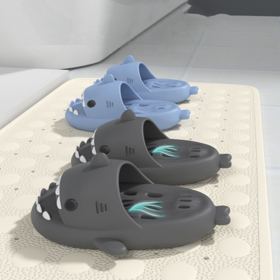 Chaussons requin avec trous de drainage, chaussures de douche pour femmes, séchage rapide, EVA, sandales de plage - LUXARAH