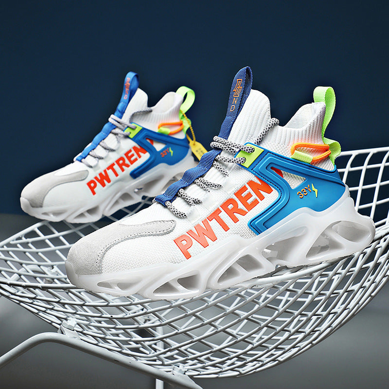Chaussures de sport tissées volantes, à absorption des chocs, décontractées et polyvalentes - LUXARAH