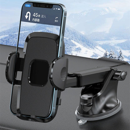 Support de téléphone portable multifonction pour pare-brise, ventouse à gravité, compatible iOS et Android