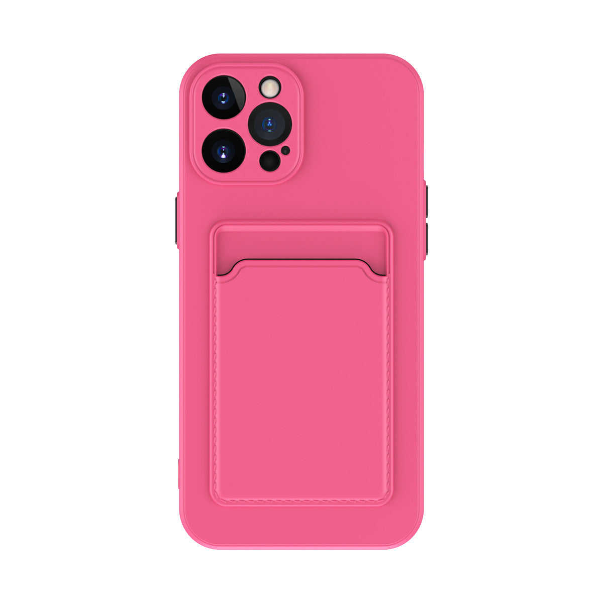 Coque de téléphone en silicone liquide simple et de couleur pure