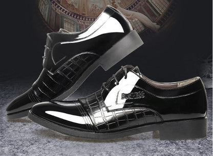 Modèle automne hommes, pointus, affaires, chaussures habillées, chaussures en cuir - LUXARAH