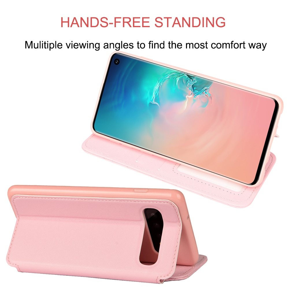 Étui en cuir Crown Card pour téléphone Samsung