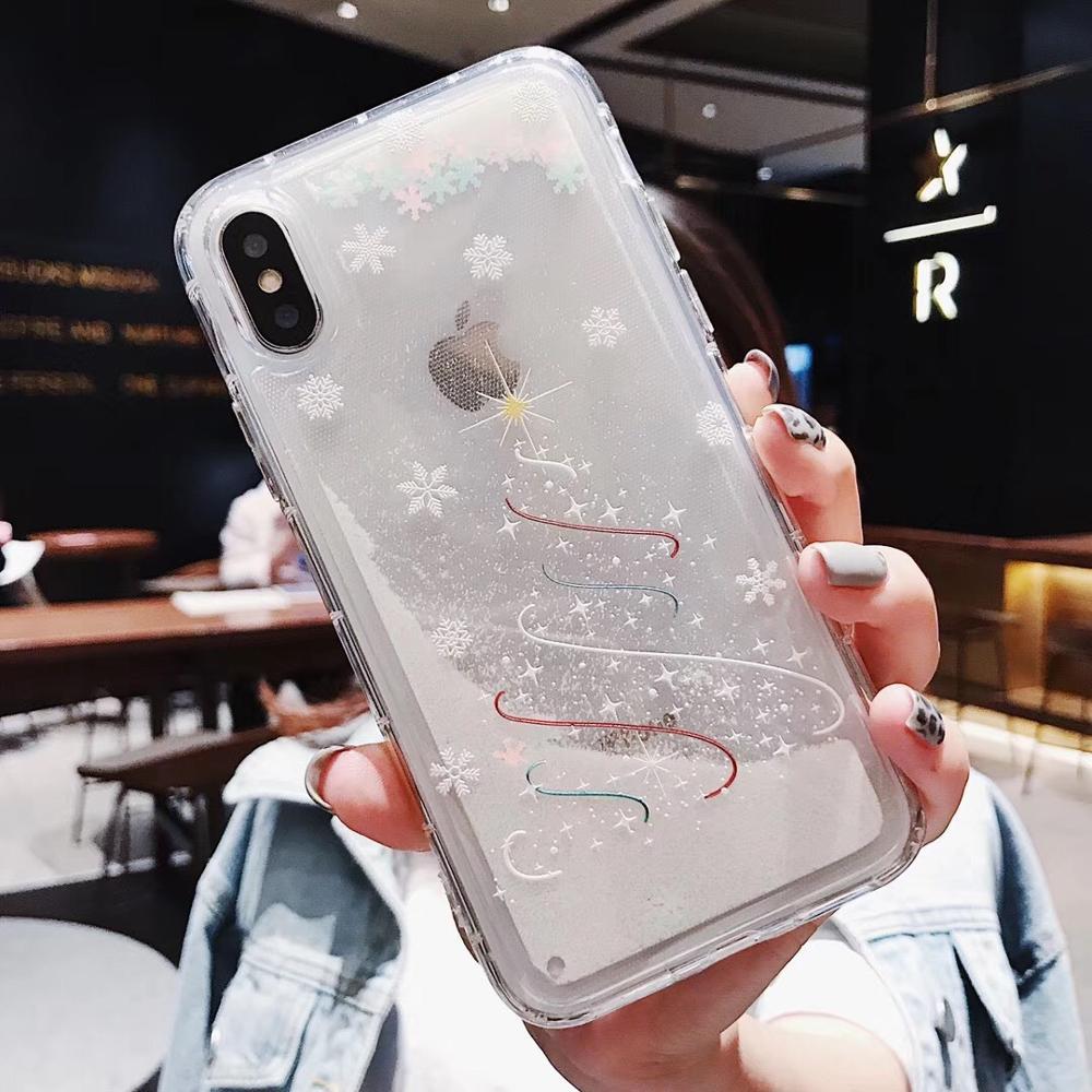 Compatible avec Apple, coque mobile, Snowflakes, Sands, Noël