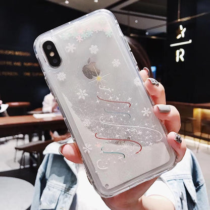 Compatible avec Apple, coque mobile, Snowflakes, Sands, Noël