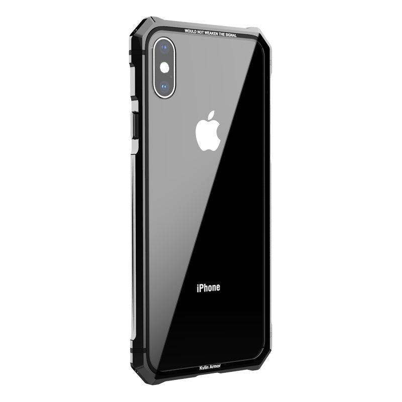 Coque de téléphone en verre trempé transparent