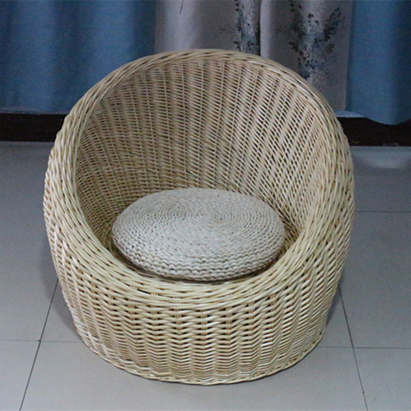 Canapé-chaise créatif en osier et rotin - LUXARAH