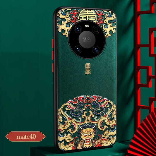 Coque de téléphone portable de style chinois pour Huawei Mate40