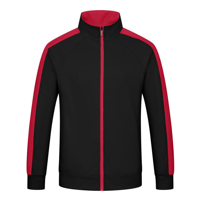 Veste à capuche décontractée à col montant pour homme