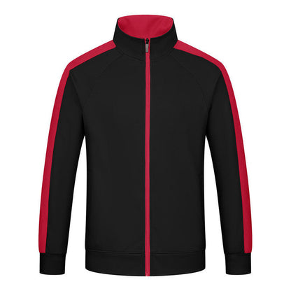 Veste à capuche décontractée à col montant pour homme