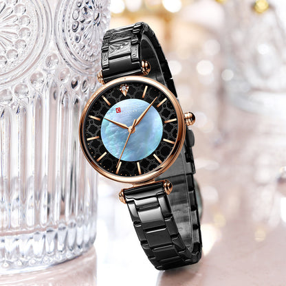Petite montre en acier, adorée par les femmes, décontractée - LUXARAH