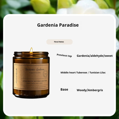 Bougie d'aromathérapie haut de gamme en cire de soja sans fumée
