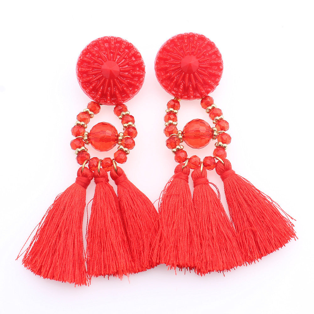 Boucles d'oreilles à pampilles