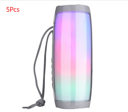 Enceinte Bluetooth sans fil 10 W, caisson de basses étanche, barre de son portable