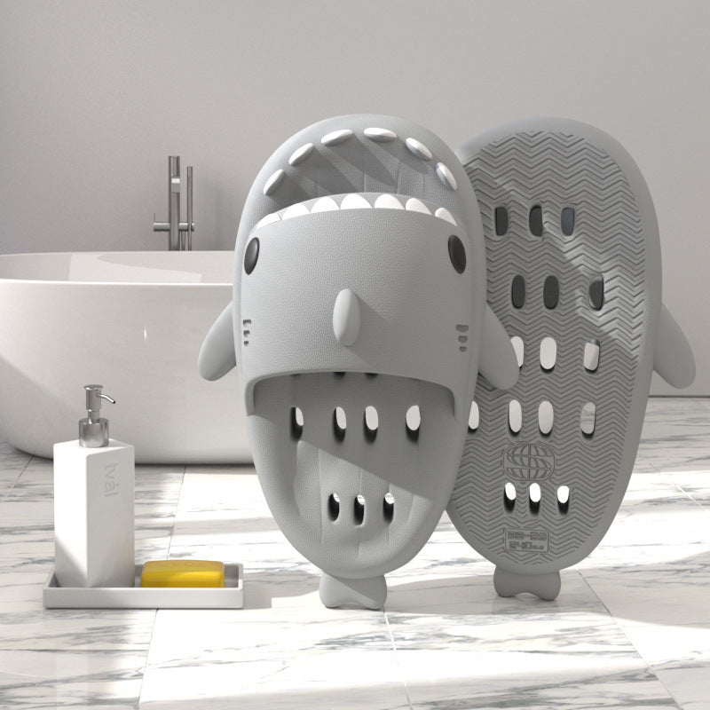 Chaussons requin avec trous de drainage, chaussures de douche pour femmes, séchage rapide, EVA, sandales de plage - LUXARAH