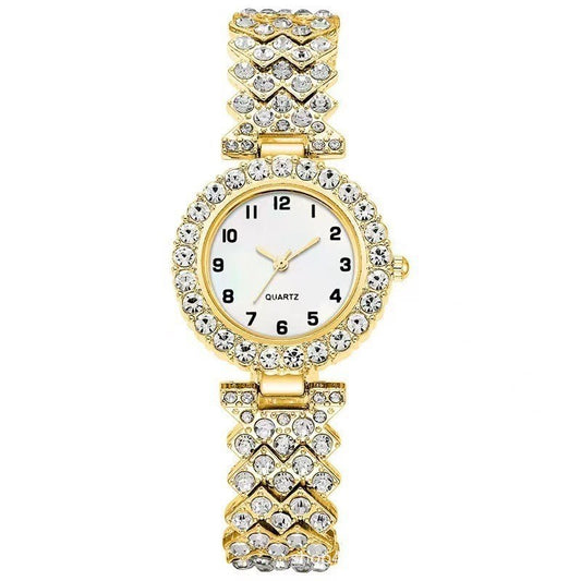 Ensemble de 2 montres de luxe pour femmes, bijoux tendance, bracelet argenté, montre-bracelet à quartz, bracelet en alliage, ensemble de bijoux, horloge, cadeau