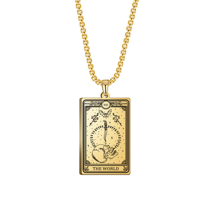 Colliers de la série Box Chain Three Tarot
