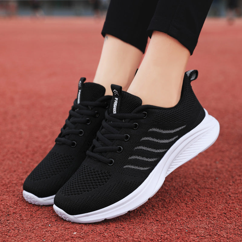Chaussures de course à pied en maille pour femmes d'âge moyen - LUXARAH