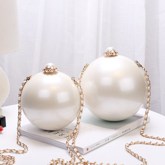 Sac de soirée rond de luxe pour femme - LUXARAH