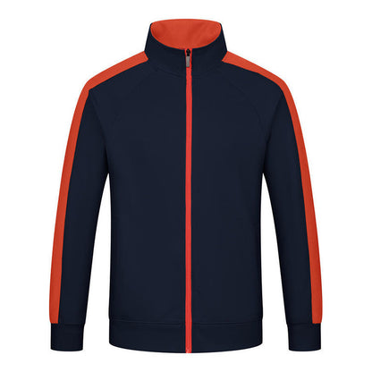 Veste à capuche décontractée à col montant pour homme