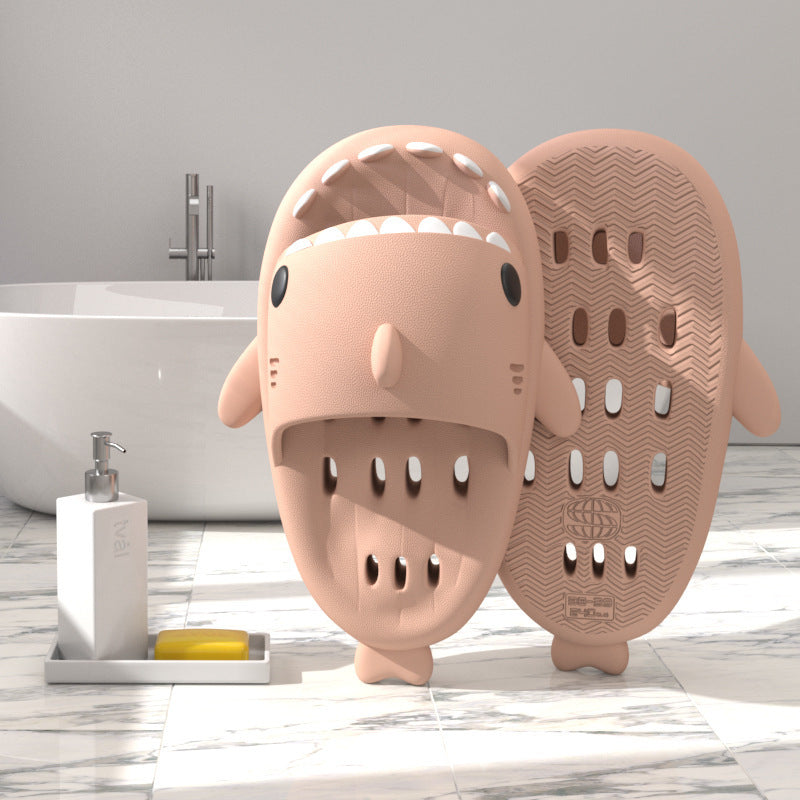 Chaussons requin avec trous de drainage, chaussures de douche pour femmes, séchage rapide, EVA, sandales de plage - LUXARAH