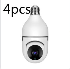 Caméra WiFi 1080P, ampoule, zoom x4, caméra E27, surveillance d'alarme domestique 5G WiFi
