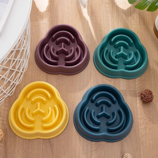 Gamelle pour chien à alimentation lente et antidérapante, anti-étouffement - LUXARAH