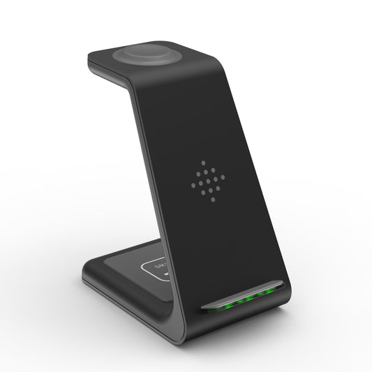 Station de charge rapide 3 en 1, support de chargeur sans fil, station de charge rapide sans fil pour support de téléphone