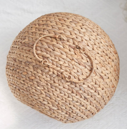 Lit circulaire en rotin tissé pour chat - LUXARAH